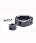 NSC-18-15-C NBK Set Collar - Set Screw Type - Steel NBK Ferrosoferric Oxide Film Pack of 1 Collar Japan Made, black set collar with set screws.