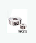 NSCS-13-10-S NBK Collar Clamping Type - Steel Hex Socket Head Cap Screw One Collar Japan Made, showing both large and small collar.