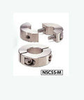 NSCSS-10-15-M NBK Set Collar Split type - Steel Electroless Nickel Plating One Collar Made in Japan - VXB Ball Bearings
