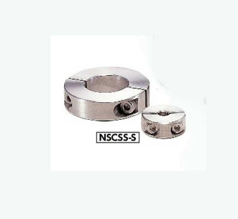 NSCSS-12-12-S NBK Set Collar Split type Stainless Steel One Collar Made in Japan - VXB Ball Bearings