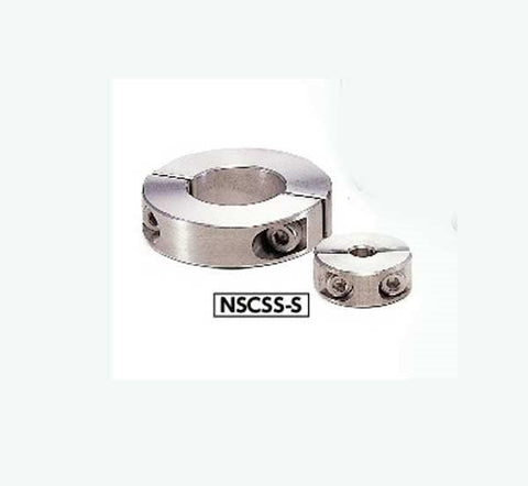 NSCSS-15-10-S NBK Set Collar Split type Stainless Steel One Collar Made in Japan - VXB Ball Bearings