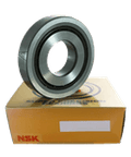 25TAC62BSUC10PN7B NSK Metric Ball Screw Support Bearing Single Open Type on box showing front view.