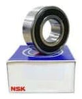 NSK 5210 2RSTNC3 Double Row Angular Contact Ball Bearing 50mm Bore With Rubber Seals On Both Sides Polyamide Cage 25 Degree