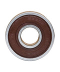 Front view of 20 Pack NSK 608 2RS 608DD Deep Groove Ball Bearing with double rubber seal, 8x22x7mm size, ideal for industrial use.