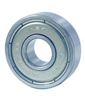 NSK 608ZZ Precision Ball Bearing 8x22x7mm with double metal seals, front view in industrial packaging.