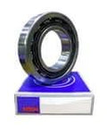 NSK 7204BEAT85 Angular Contact Ball Bearing Metric 20mm Bore 40 Degree Contact Angle Light Duty With Extra Capacity PA46 Cage Standard Preload