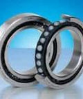 NSK 45BNR10HTV1VDUELP Top Notch Super Precision High Speed Angular Contact Duplex Bearing, metal construction, close-up view.
