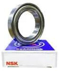 6802ZZ NSK Thin Section Ball Bearing 15mm Bore With Two Metal Shields Normal Clearance Bearing Steel