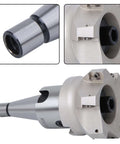 Pro Grade NT30 FMB27 Collet Chuck Holder With 6 Flute Milling Cutter And 10 Pack APMT1604 Carbide Milling Inserts Set shown in detail