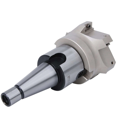 Pro Grade NT30 FMB27 Collet Chuck Holder with 6 Flute Milling Cutter visible, designed for CNC machining with precision and rust-proof surface.
