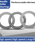 4 Sets Of NTA1220 Plus 2TRA Thrust Needle Roller Bearings With Two Hardened Washers for Automotive Transmissions and Industrial Machinery