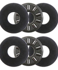 2 Sets NTA411 Thrust Needle Roller Bearings With TRA411 Washers One Quarter Inch Bore Eleven Sixteenth Inch Outer Diameter