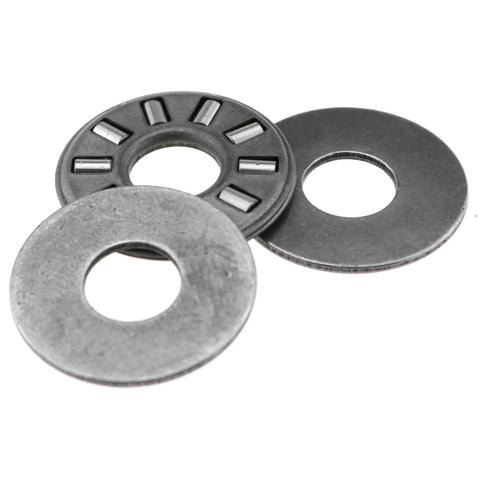 2 Sets NTA411 Thrust Needle Roller Bearings With TRA411 Washers One Quarter Inch Bore Durable High Temp Bearing Kit