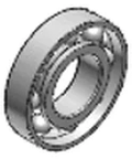 NTN 7203 Small Size Ball Bearing Standard Duty Radial Bearing 17x40x12 Millimeter Precision Deep Groove with Steel Inner and Outer Races