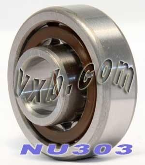 NU303 Cylindrical Roller Bearing 17x47x14 Cylindrical Bearings - VXB Ball Bearings