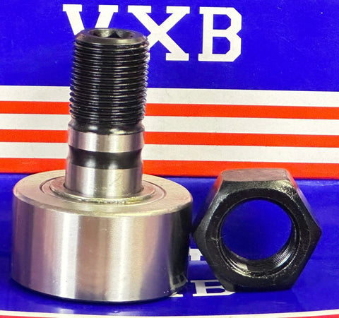 NUKR47 Track Roller Cam Follower Needle Roller Bearing 20x47x66mm with hex nut against VXB package