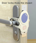 Thick Quiet Door Stopper Cushion With Anti Collision Slamming Silencers Soft Buffer Shock Absorbers For Nursery Rooms installed on door handle