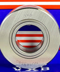 Front view of NUTR3580 Flat Yoke Roller Bearing 35x80x28mm by VXB Bearing, showing sealed sides and brand marking.
