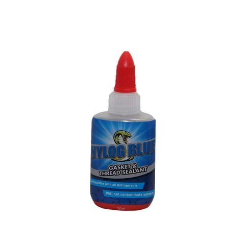 Nylog RT201B Gasket And Thread Sealant For Refrigeration Systems 30 Ml 1 Pack Assembly Lube visible with red cap