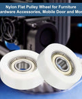 Five Pack 5x22x7 Mm 625ZZ Ball Bearing Guide Nylon Roller Bearings With Double Shield Flat Pulley Wheel