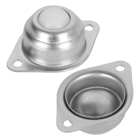 16 Pack 5/8 Inch Nylon Ball Transfer Bearing Units With 360 Degree Rotation displayed on white background