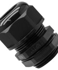 2 Pack Nylon Cable Glands 1 Inch NPT Black, Strain Relief Wire Connectors For 18-25mm Cables, IP68 Waterproof Junction Box Protectors