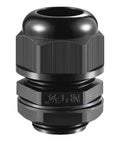 25 Pack Nylon Cable Gland Joints With Gaskets Three Quarter Inch NPT Waterproof IP68 Strain Relief Cord Grip Fittings