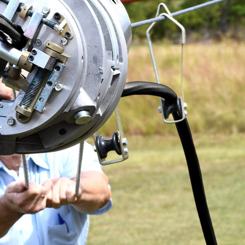 Cable Rollers - Easy Rider Stringing Block with Nylon Cable Rollers for Overlash Construction, guiding cable overhead