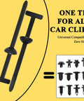150Pcs Nylon Universal Cable Tie Buckle Kit For Cars And Home Fixes Zipper Clips T Zip Ties Automotive Plastic Rivet Fixings