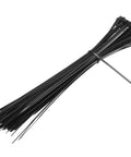 Bundle of Nylon Cable Ties 8 Inch Self-Locking Zip Ties 0.08 Inch Width Black 100pcs for organizing wires