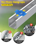 Nylon Channel Squeeze Nut For Strut Channel Three Eighths Inch Thickened Cone Nut With Sixteen Thread 30 Pack in channel