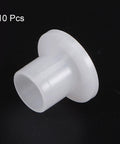 Flanged Sleeve Bearings 10mm Bore Nylon Bushings For Shaft 12mm Outside Diameter 14mm Length Flange Diameter 20mm Pack of 10