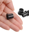 Flanged Nylon Sleeve Bearings 9.6mm Bore 12.7mm OD 13.4mm Length Self Lubricating Black Bushings Built For Tough Jobs Low Friction Durable