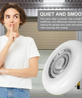 Two Pack White Nylon Garage Door Rollers With 1.8 Inch Wheel Diameter And 4.72 Inch Overall Wheel Length, Quiet High Load Replacement Wheels shown with a person gesturing for quietness