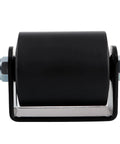 Front view of 2 Pcs Slide Gate Guide Roller Kit with C Bracket for 3 Inch Rolling Gates Nylon Sliding Gate Roller Assembly.