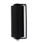 Two Pack Slide Gate Guide Rollers With C Bracket For 6 Inch Gates Nylon Gate Rollers 2.48 Inch Roller Diameter AISI 1045 Steel Bracket