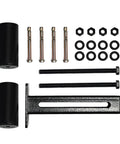 Sliding Gate Rollers And Guide Kit With Four Inch Nylon Wheel Heavy Duty Steel Bracket For Sliding And Rolling Gates