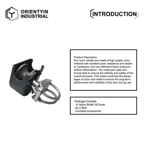 Nylon Sliding Gate Rollers With Covers For Cantilever Gates Heavy Duty Slide Gate Roller System For 4 Inch Round Posts