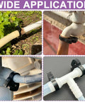 Plastic Hose Clamp 1.25 Inch Outer Diameter Heavy Duty Double Grip Nylon Hose Clamps With Snap Ratchet Adjustable Secure Fit