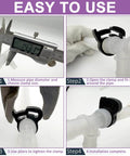 Plastic Hose Clamp 1.25 Inch Outer Diameter Heavy Duty Double Grip Nylon Hose Clamps With Snap Ratchet Adjustable Secure Fit steps