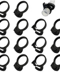 Plastic Hose Clamp 1.25 Inch Outer Diameter Heavy Duty Double Grip Nylon Hose Clamps With Snap Ratchet Adjustable Secure Fit For 31.5 To 34 MM OD Pack Of 15 Durable POM Material Resistant To Rust Corrosion High Temperature And Vibration