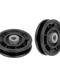 Nylon Round Rope Pulley For Fitness Equipment And Cable Machines Replacement Roller Low Friction Waterproof PA Pulley Reduces Vibration