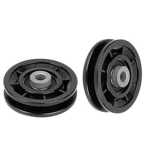Nylon Round Rope Pulley For Fitness Equipment And Cable Machines Replacement Roller Low Friction Waterproof PA Pulley Reduces Vibration