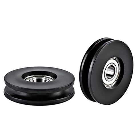 Nylon Round Rope Pulley for Fitness Equipment and Cable Machines Replacement Roller low friction waterproof PA pulley