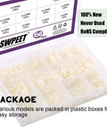 Nylon PA66 Spacer Standoff Kit 150 Pcs Non Conductive Round Spacers For M6 Screws in labeled plastic box