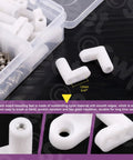 Close-up of M3 Nylon Standoff Kit for Circuit Boards 321 Pieces Including Black Hex Spacers Nuts Screws and PCB Feet