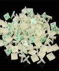 100 Piece Nylon PCB Spacers Set With Sticky Adhesive Base And Locking Snap In Posts Insulated Reverse Mount Standoffs
