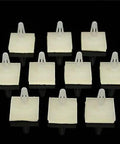 Set of 100 Piece Nylon PCB Spacers with Sticky Adhesive Base and Locking Snap In Posts, 3mm Height for PCBs and Motherboards