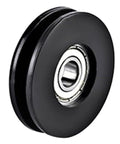 Black Nylon Round Rope Pulley For Fitness Equipment And Cable Machines Replacement Roller Low Friction Waterproof PA Pulley
