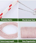Close-up of Recoil Starter Rope 3.0mm Diameter 100m Universal Engine Pull Cord showing premium nylon and sturdy core.